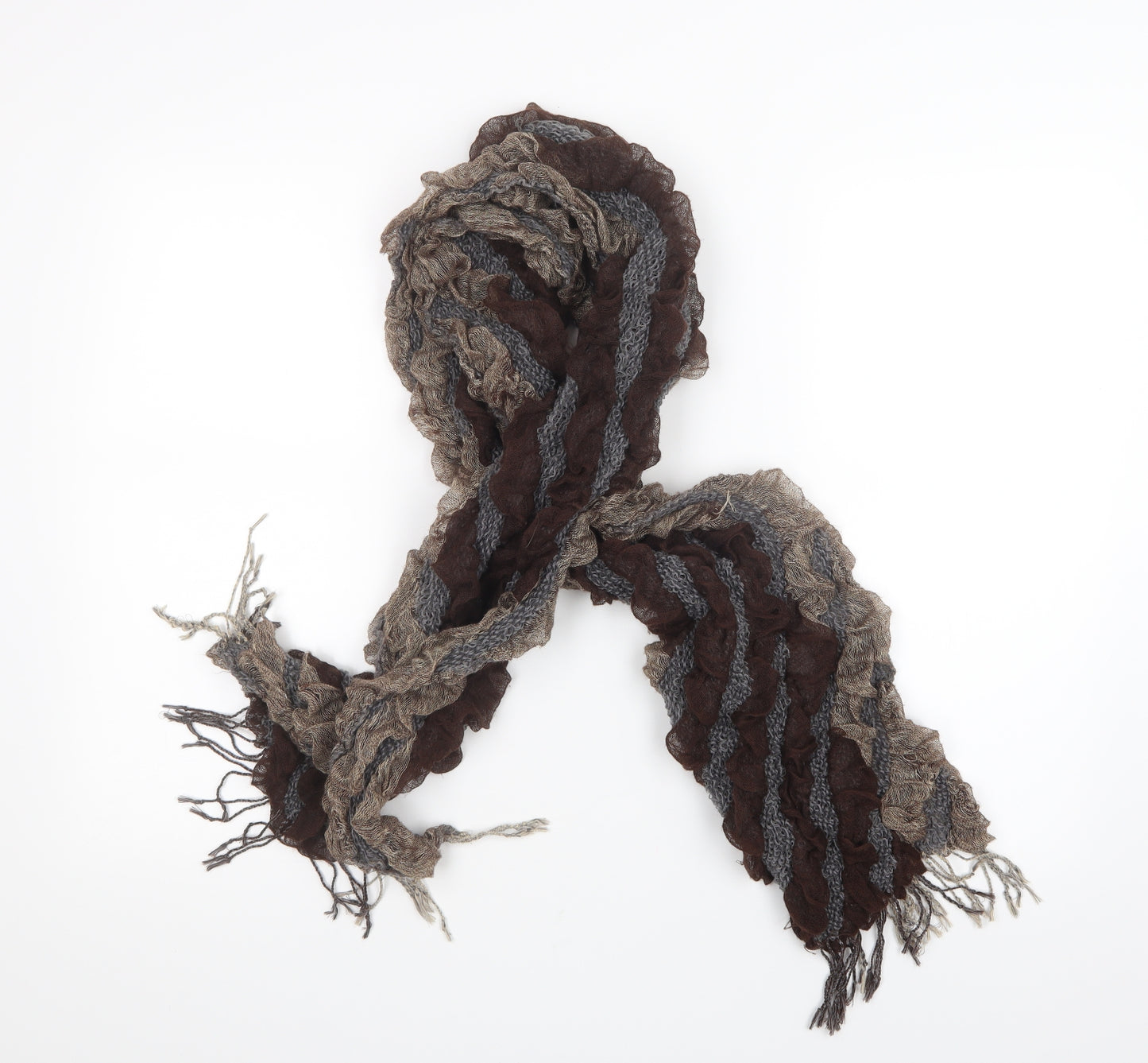 Preworn Womens Brown Scarf