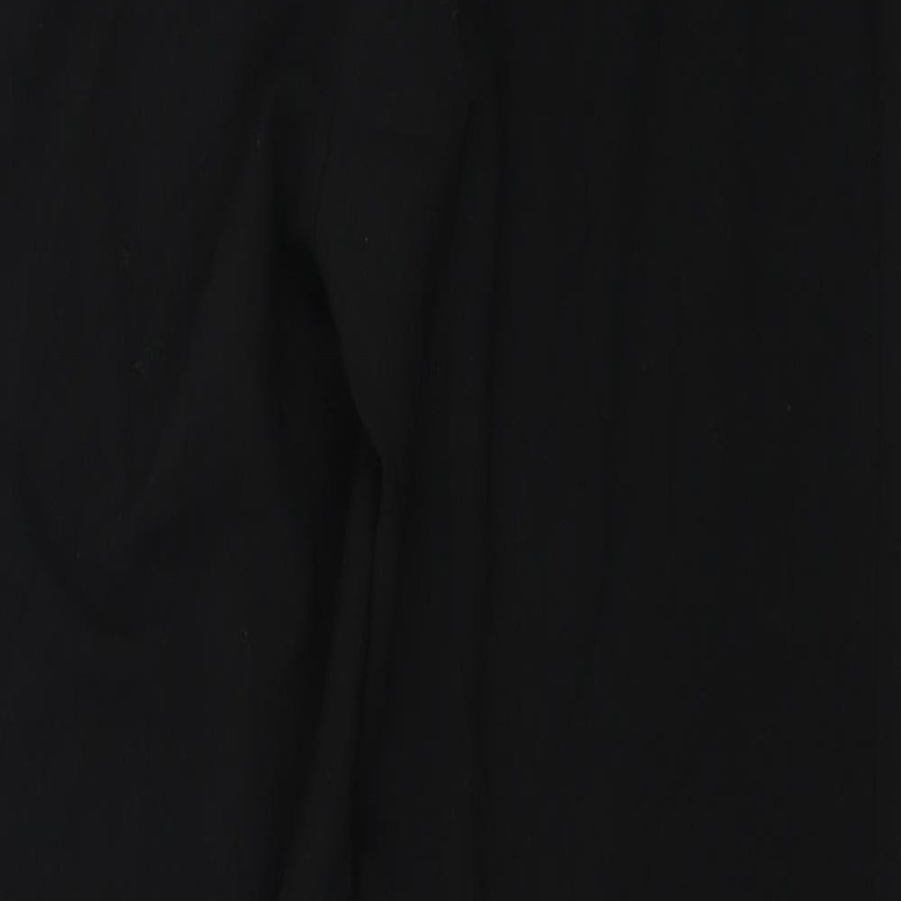Marks and Spencer Womens Black Trousers Size 12 L26 in