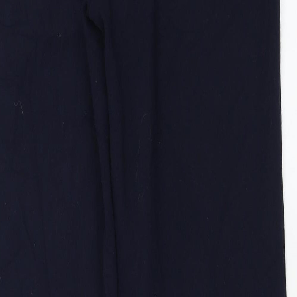Per Una Womens Blue Trousers Size 12 L25 in