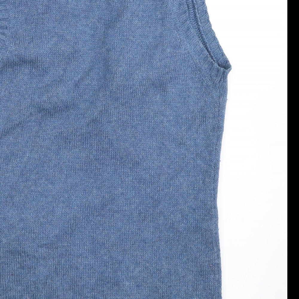 Gerry Weber Womens Blue Vest Jumper Size 10