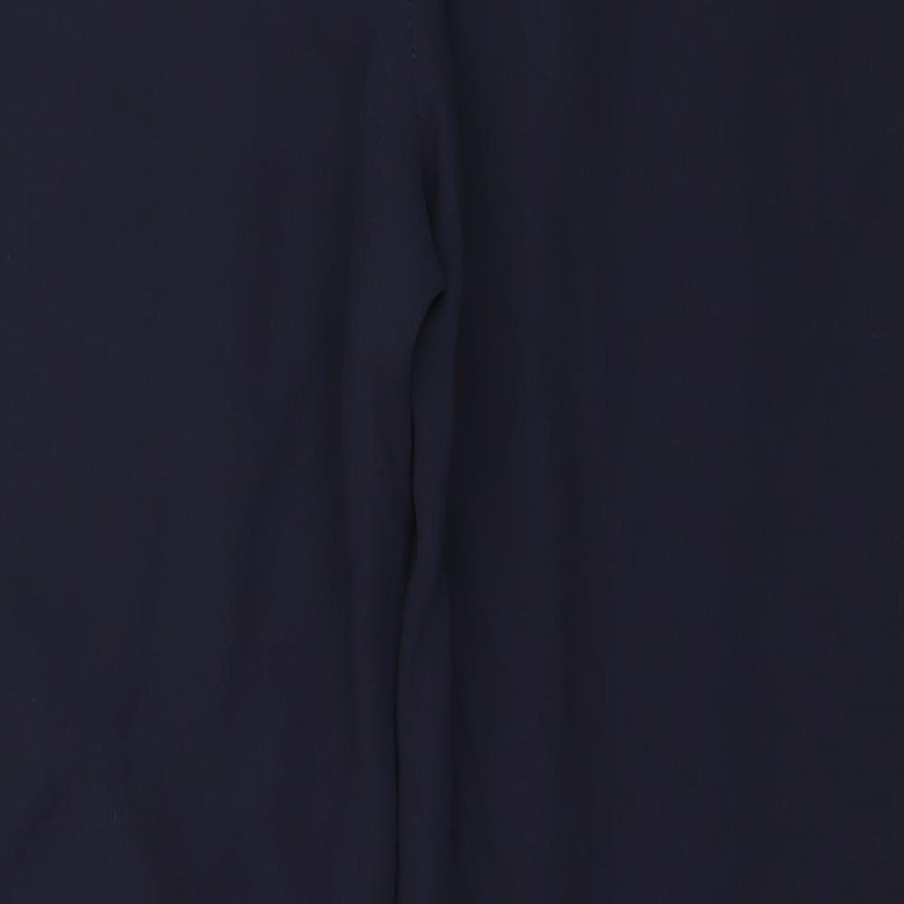 Talbots Womens Blue Trousers Size 8 L27 in