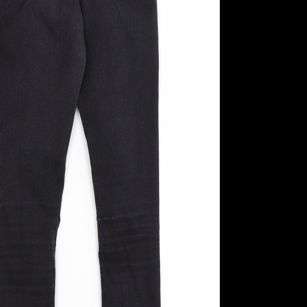Topshop Womens Black Skinny Jeans Size 6 L24 in
