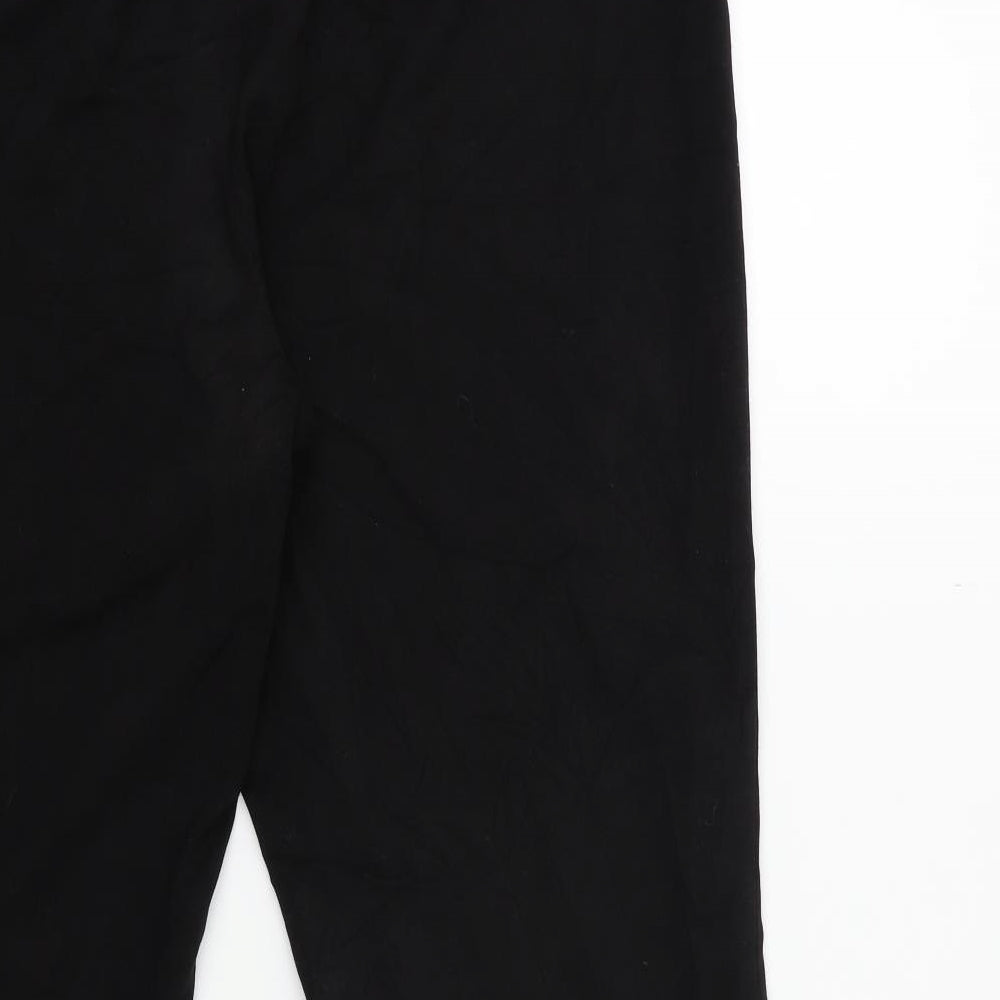 EWM Womens Black Trousers Size 20 L28 in