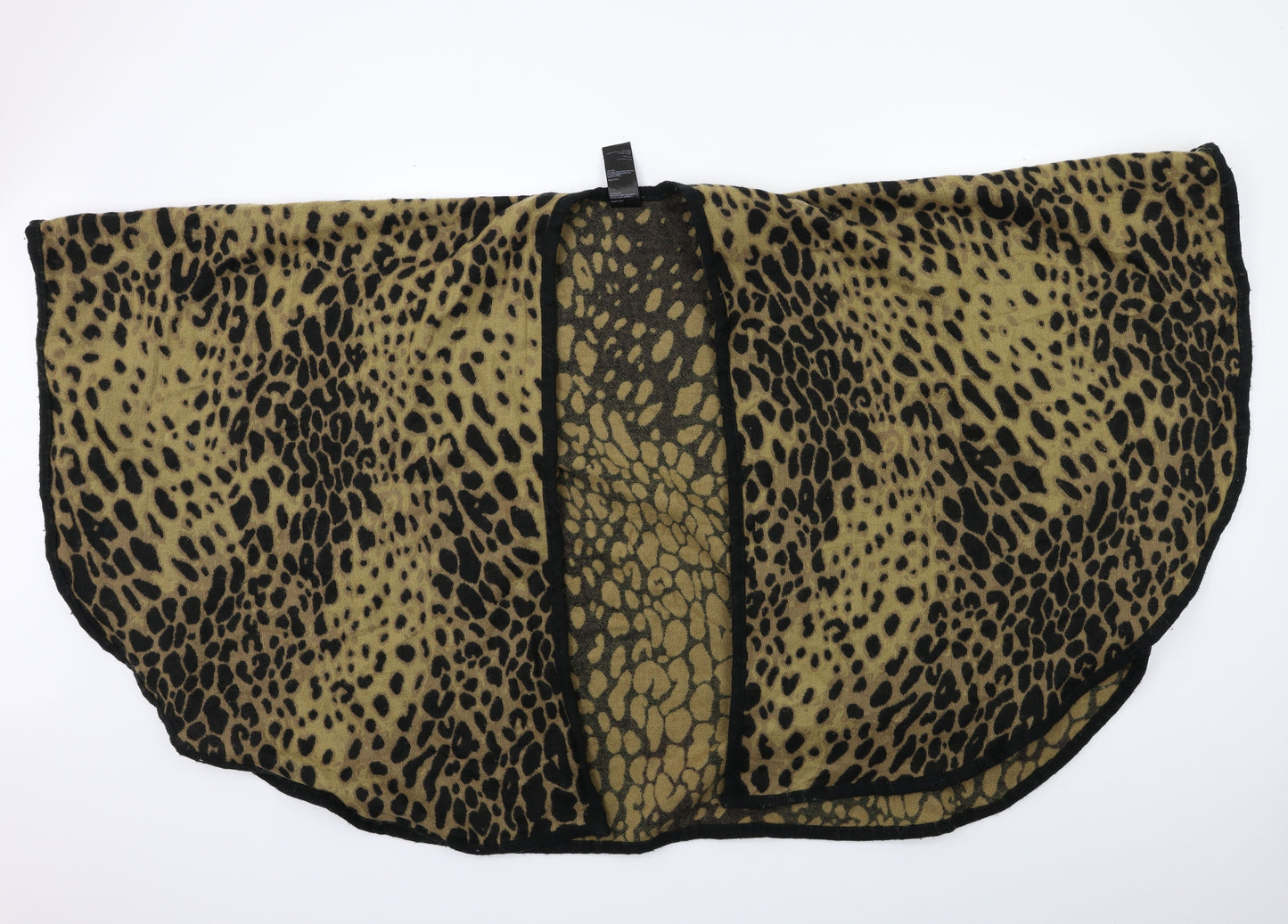 Oasis Womens Brown Animal Print Shawl/Wrap