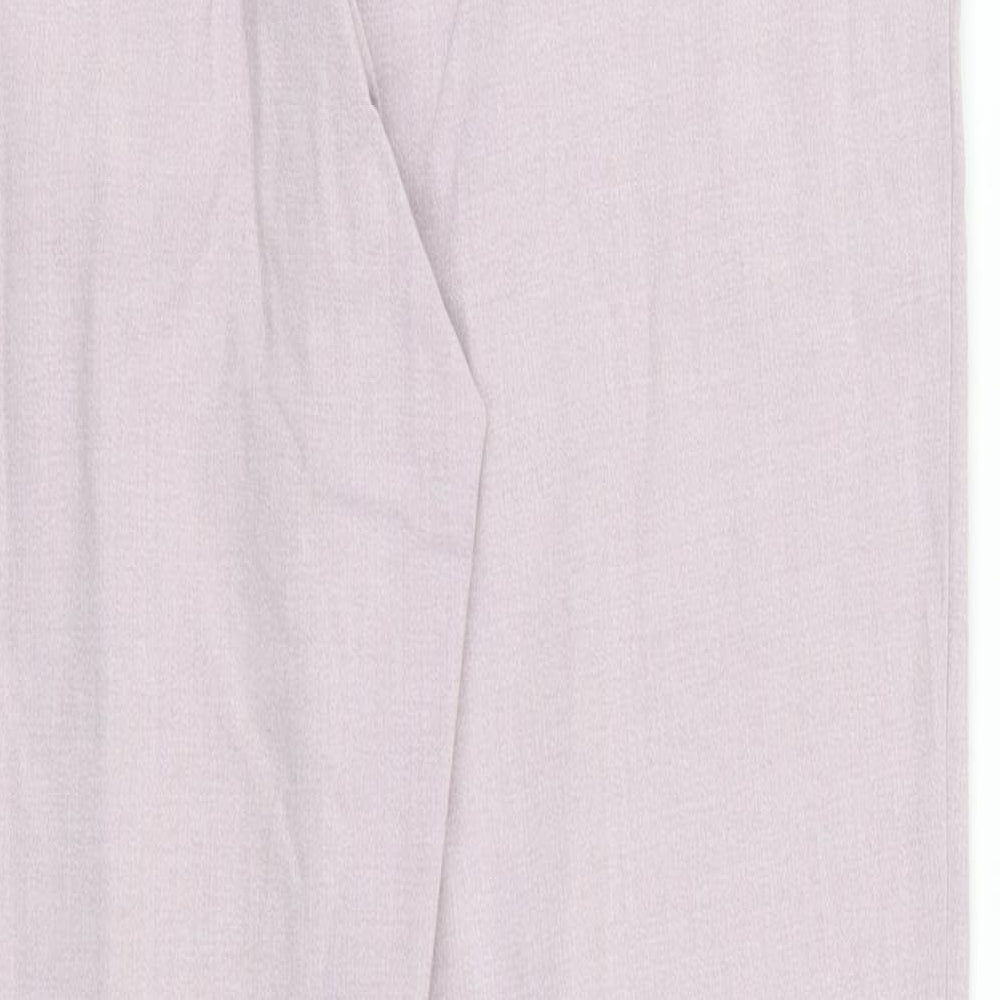 Marks and Spencer Womens Purple Trousers Size 14 L29 in