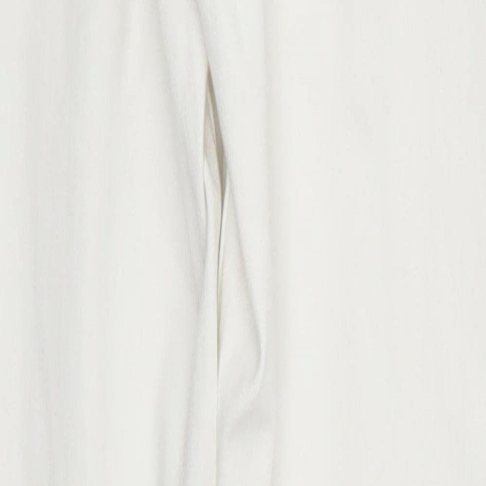 Topshop Womens White Denim Skinny Jeans Size 25 in L25 in
