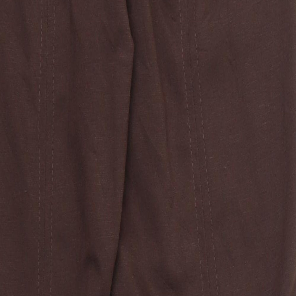 Preworn Womens Brown Trousers Size 30 in L29 in