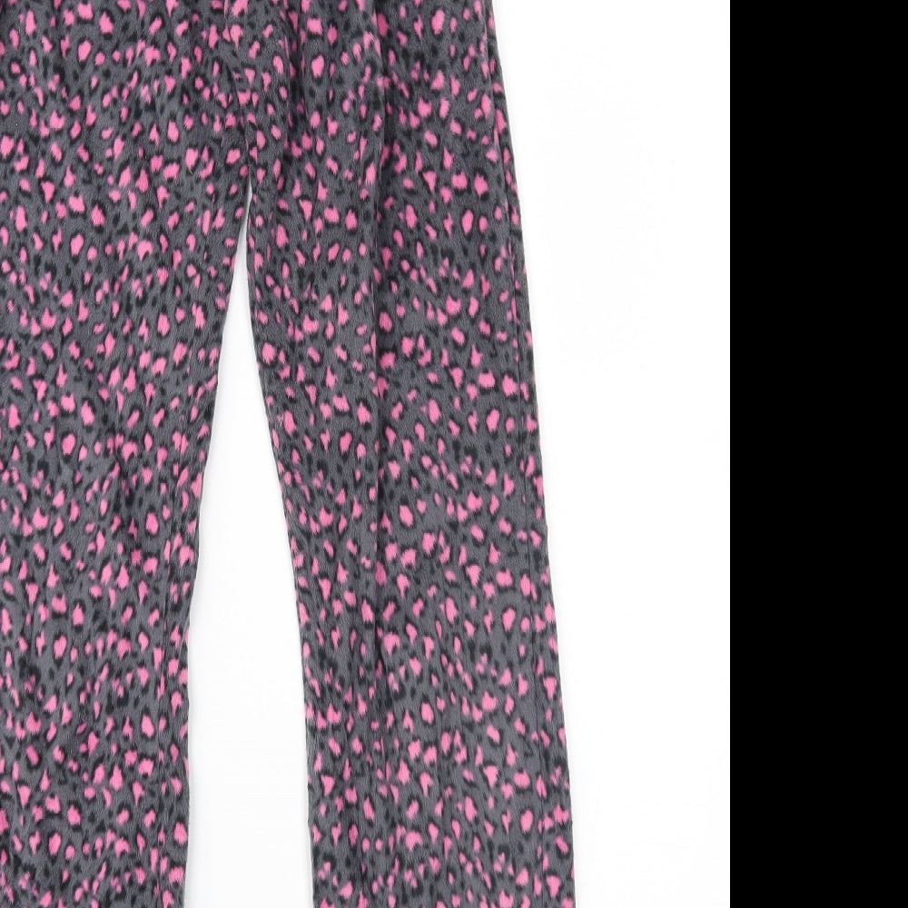 NEXT Womens Grey Animal Print Lounge Pants Size S