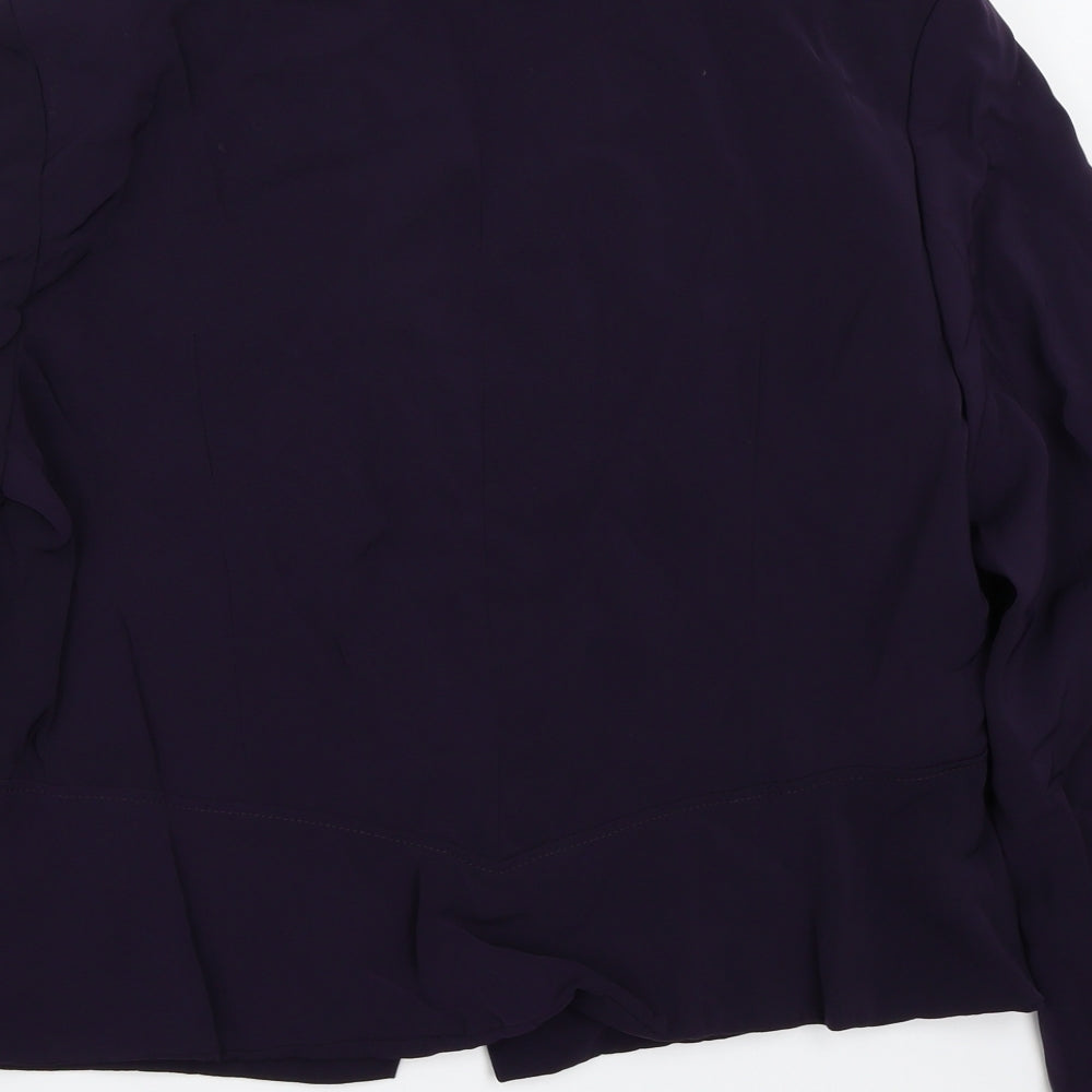 123 Womens Purple Jacket Coat Size 46