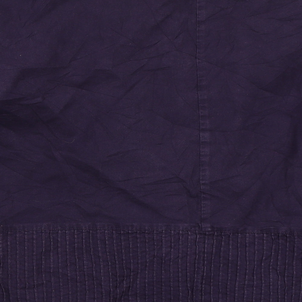 Preworn Womens Purple Jacket Coat Size L