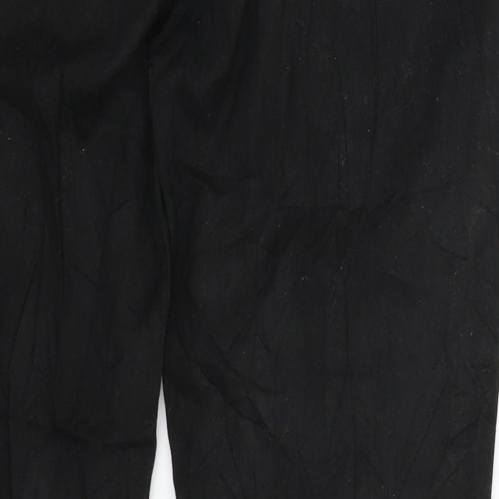 Preworn Womens Black Trousers Size 2XL L27 in