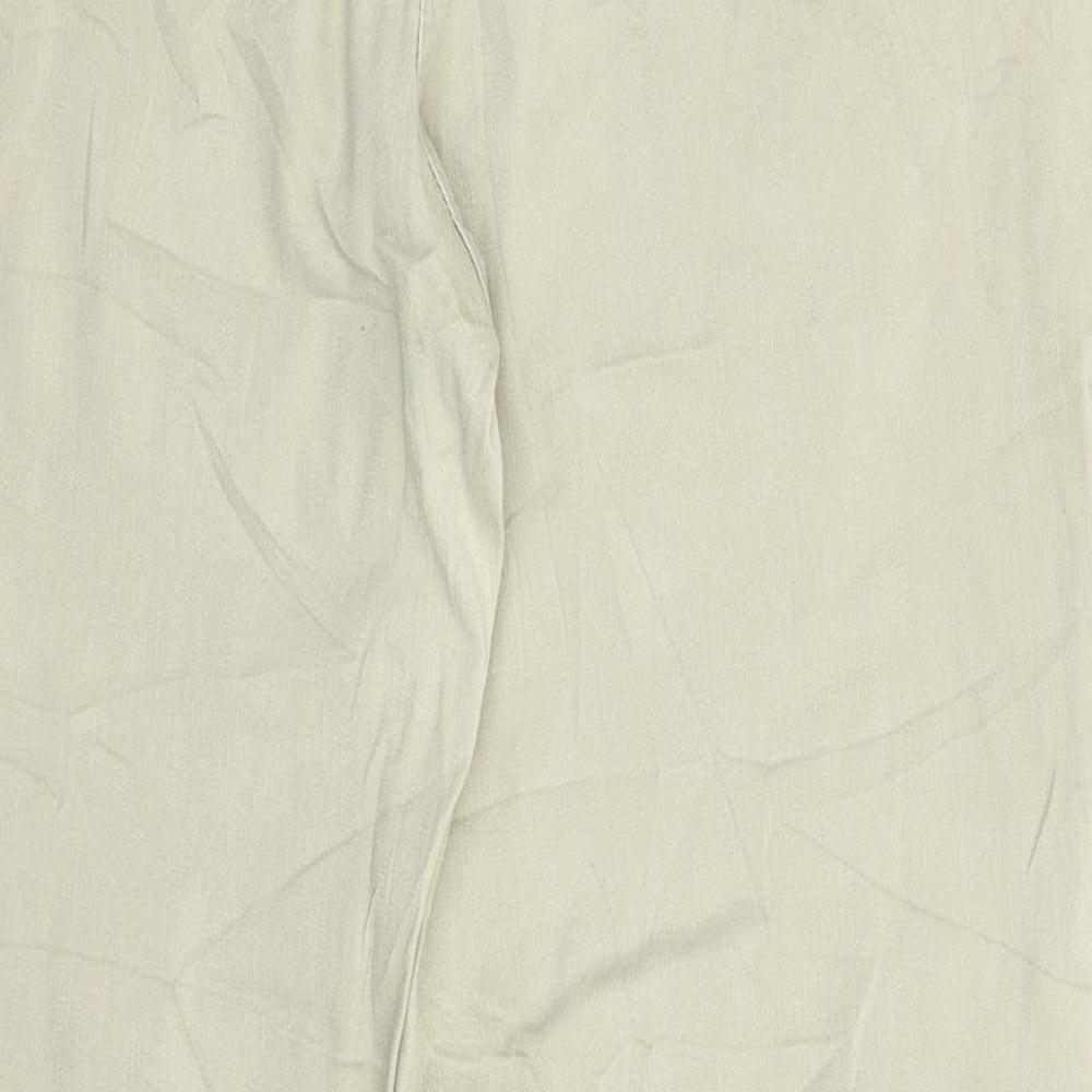 Laura M Womens Beige Denim Straight Jeans Size 32 in L31 in