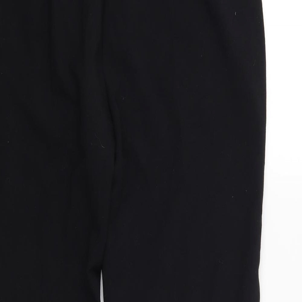 Marks and Spencer Womens Black Trousers Size 14 L24 in