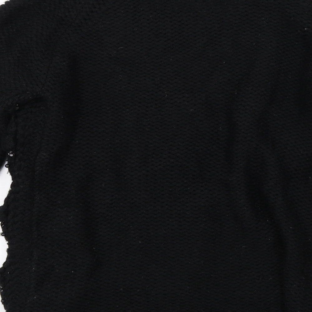 Zara Womens Black Pullover Jumper Size M
