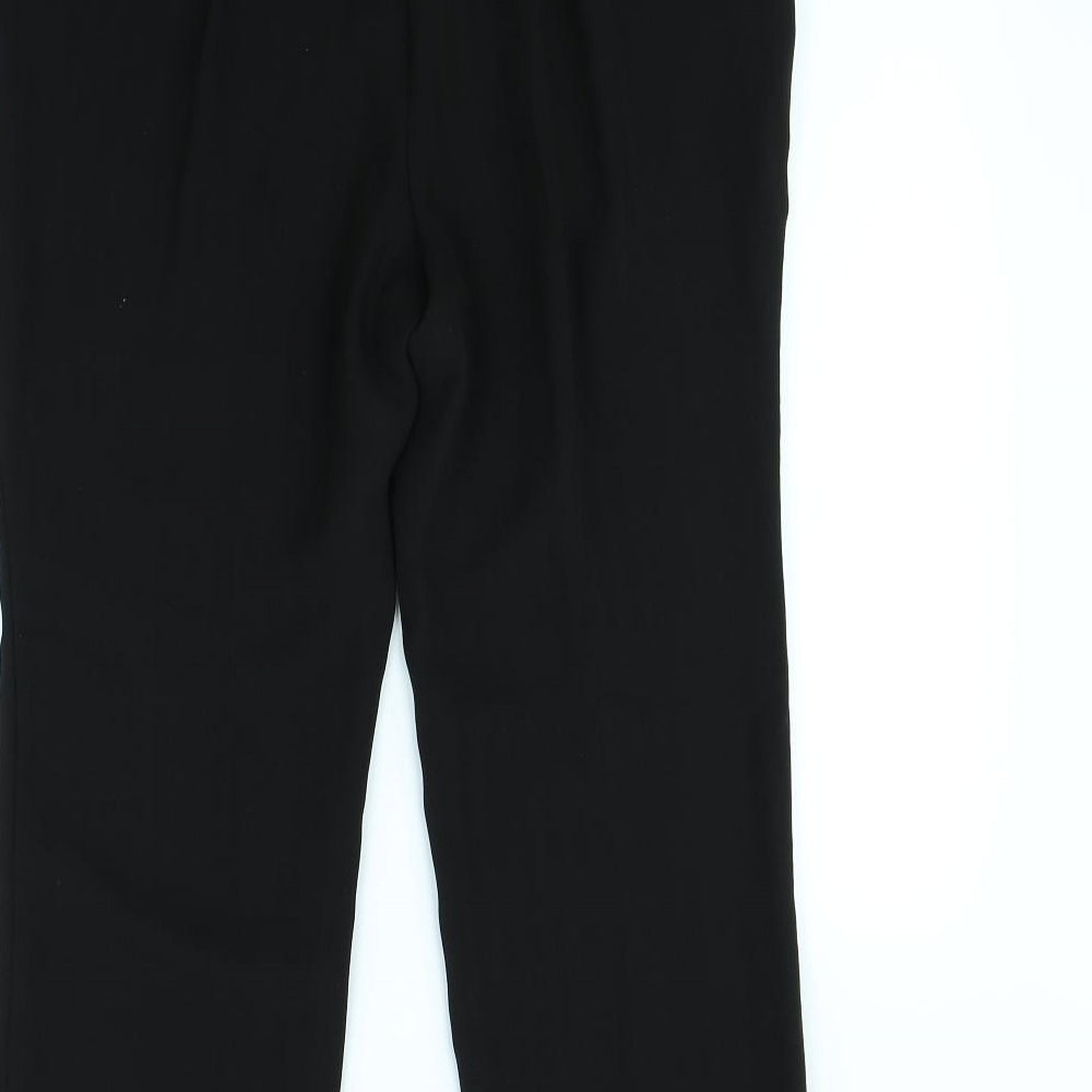 Preworn Womens Black Trousers Size 34 in L30 in