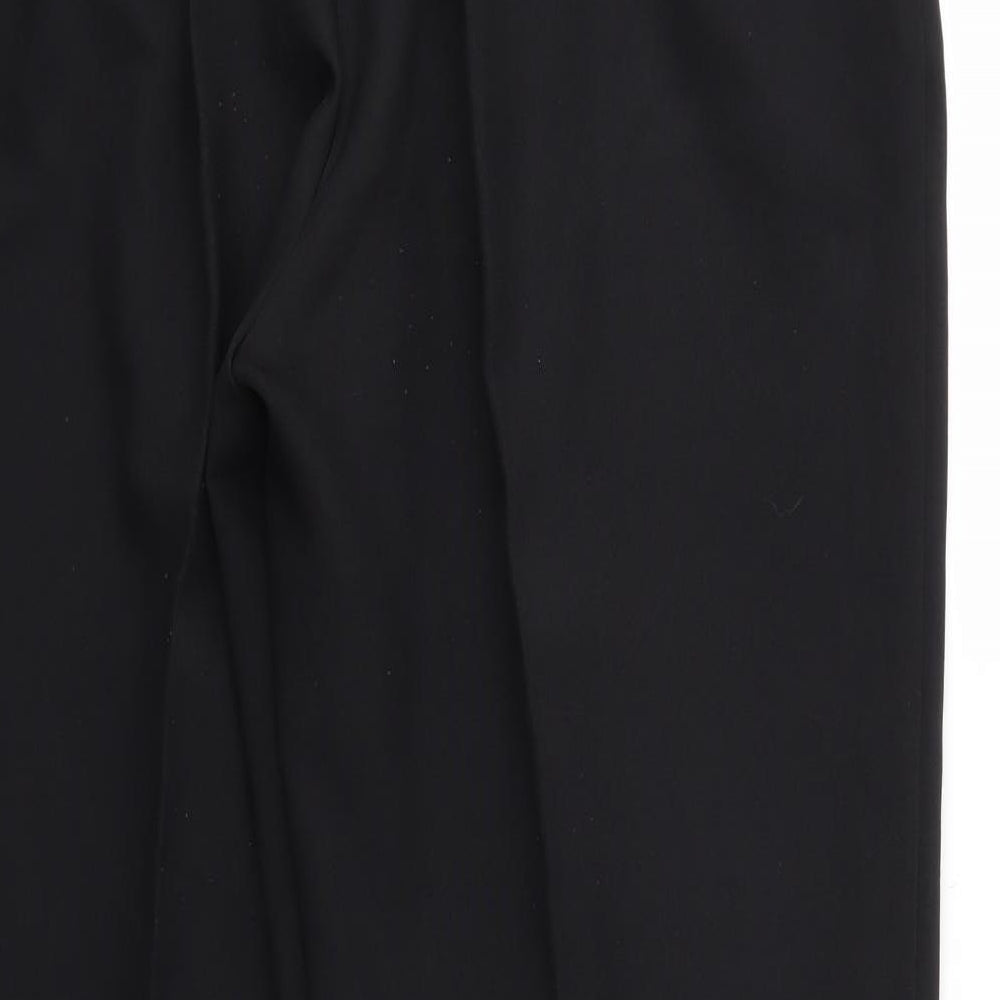 Preworn Womens Black Trousers Size 34 in L28 in