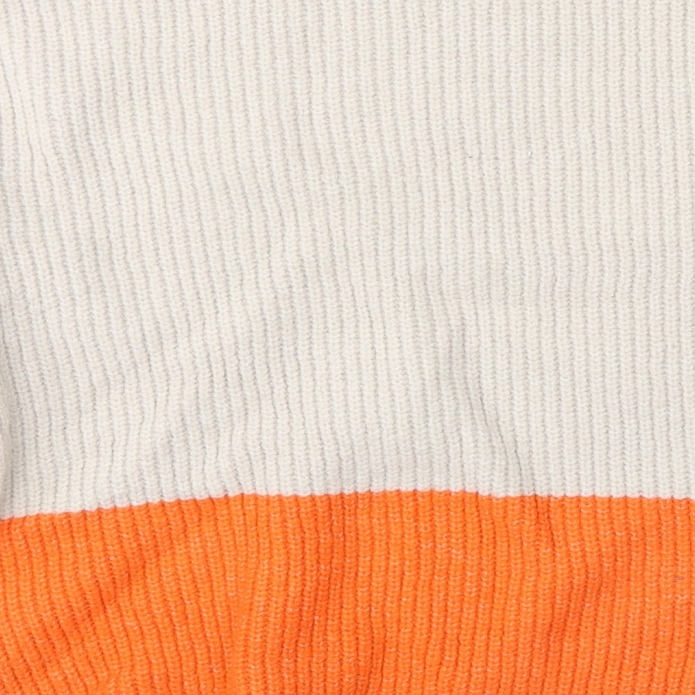 Primark Mens White Cardigan Jumper Size M