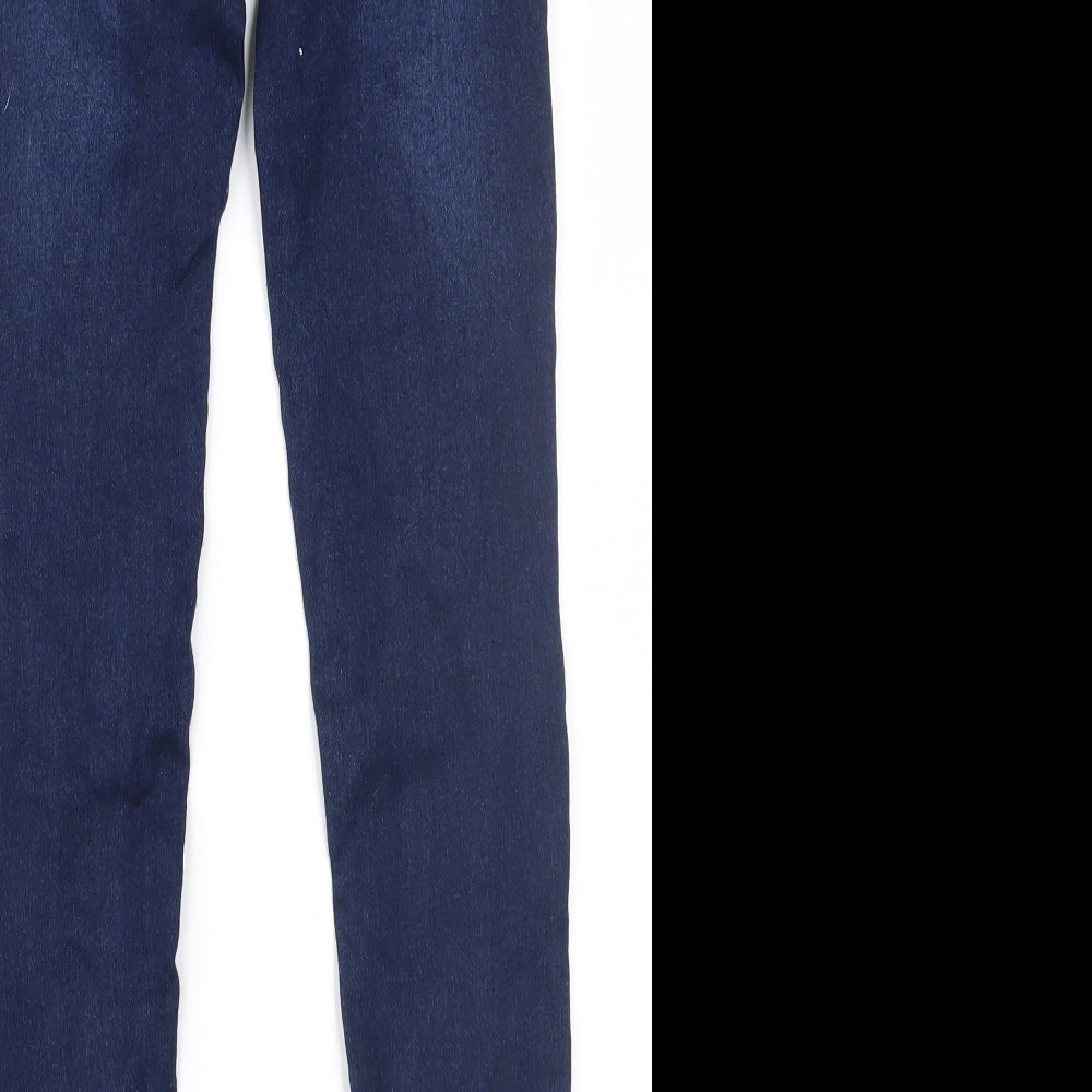 New Look Girls Blue Denim Skinny Jeans Size 9 Years
