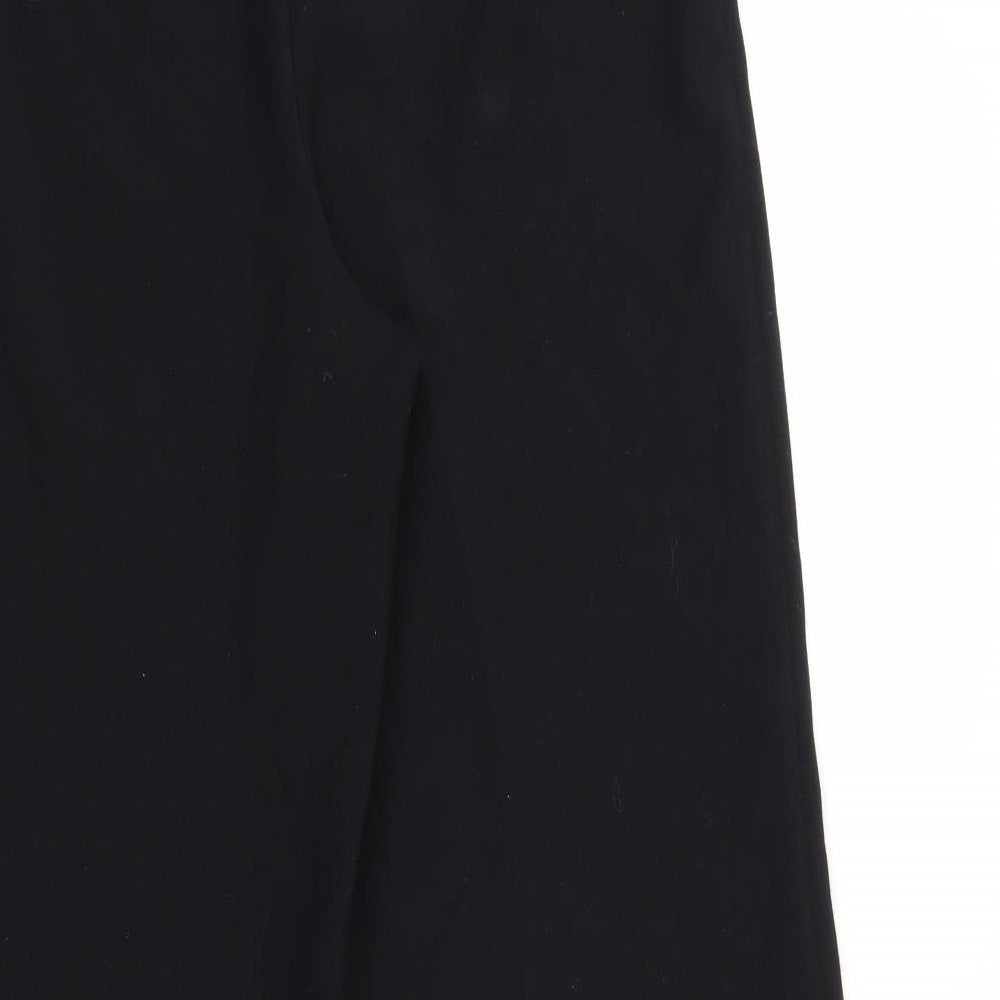 M&S Womens Black Trousers Size 10 L27 in