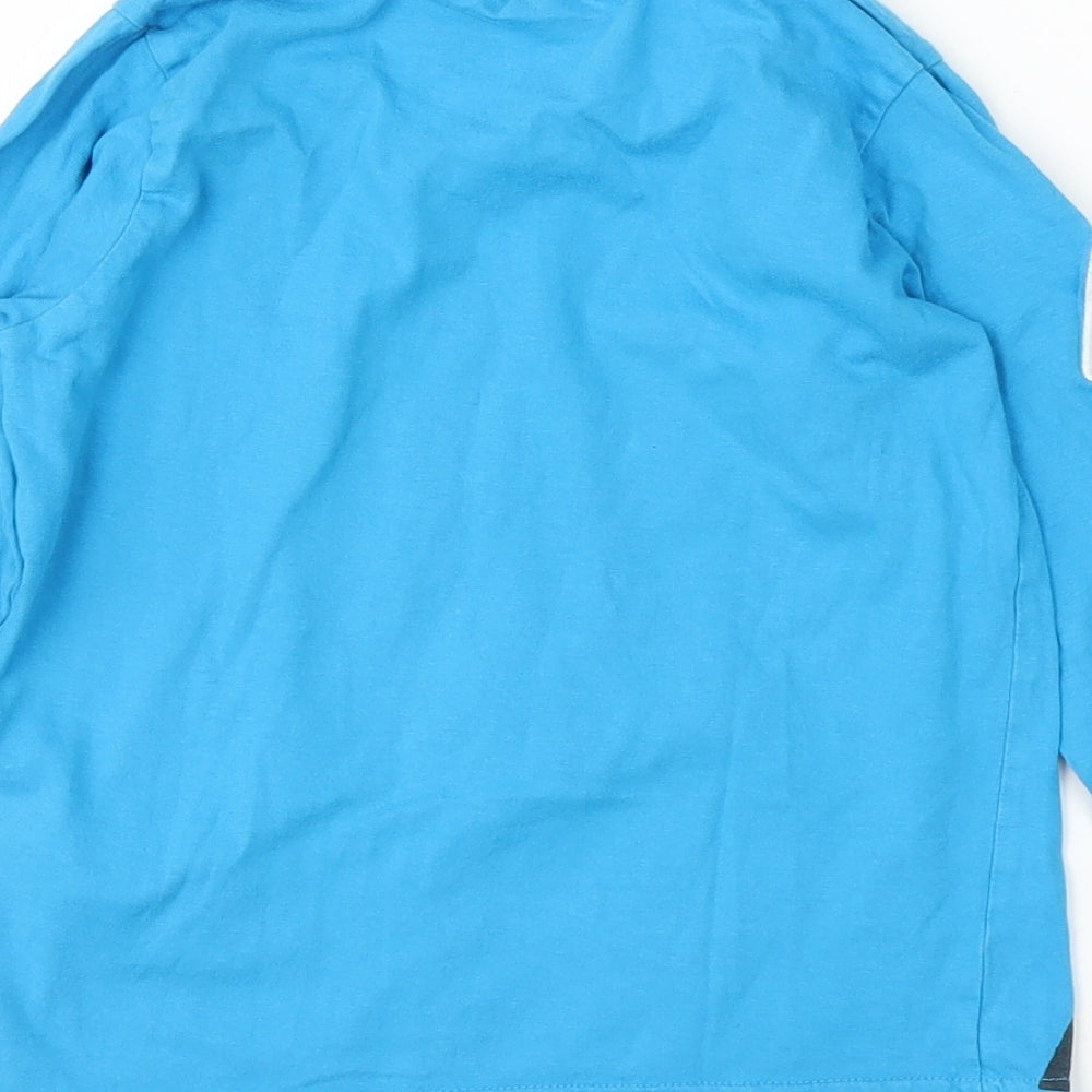 M&S Boys Blue Basic T-Shirt Size 3-4 Years