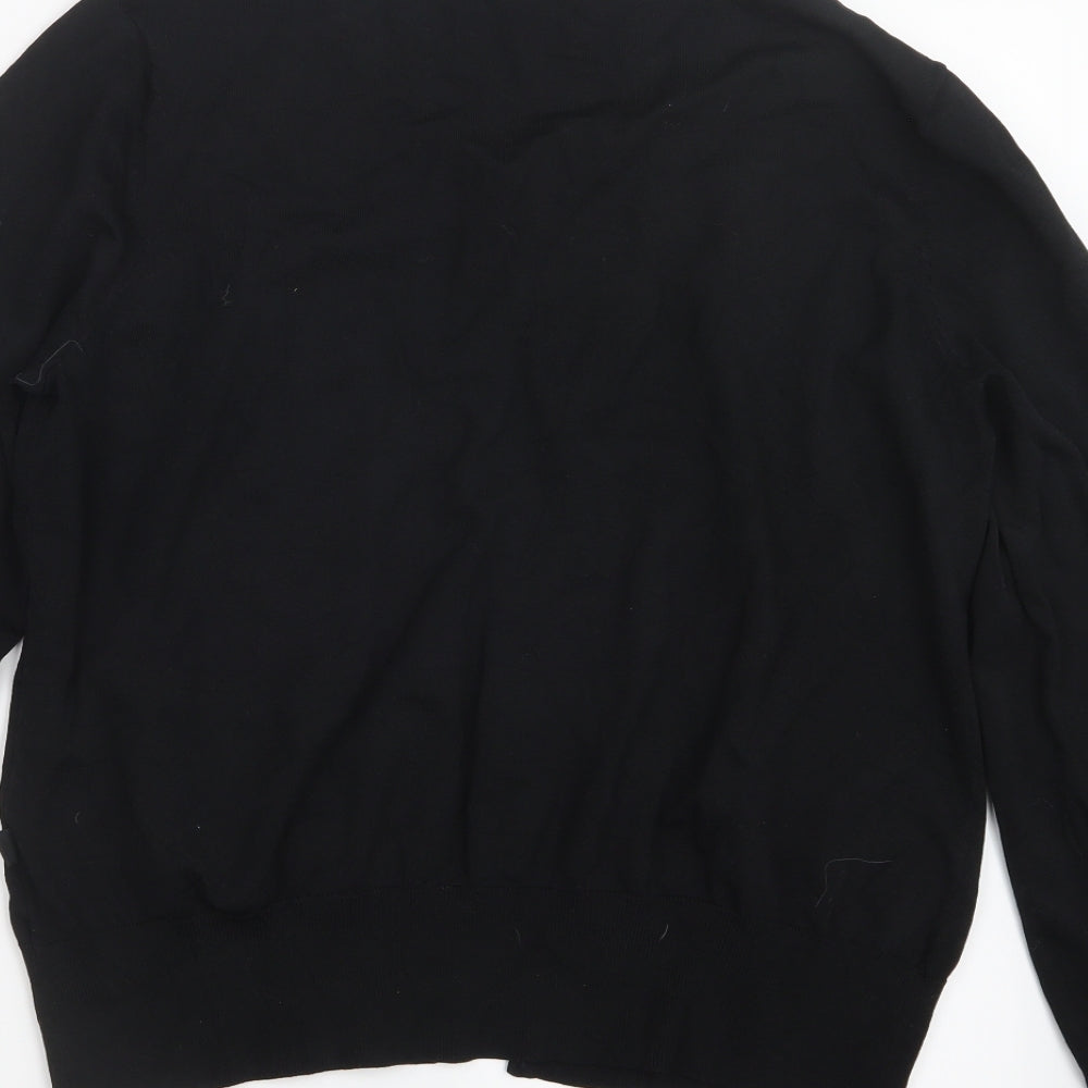 Incorporatewear Womens Black Knit Cardigan Jumper Size L