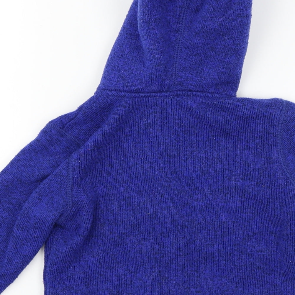 Crazy 8 Girls Blue Full Zip Hoodie Size 2 Years