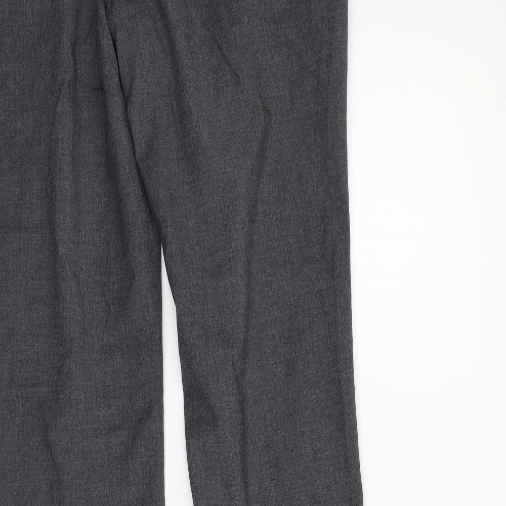 Preworn Womens Grey Trousers Size 34 in L28 in