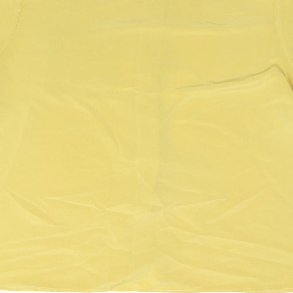 Hamells Womens Yellow Basic Blouse Size 16