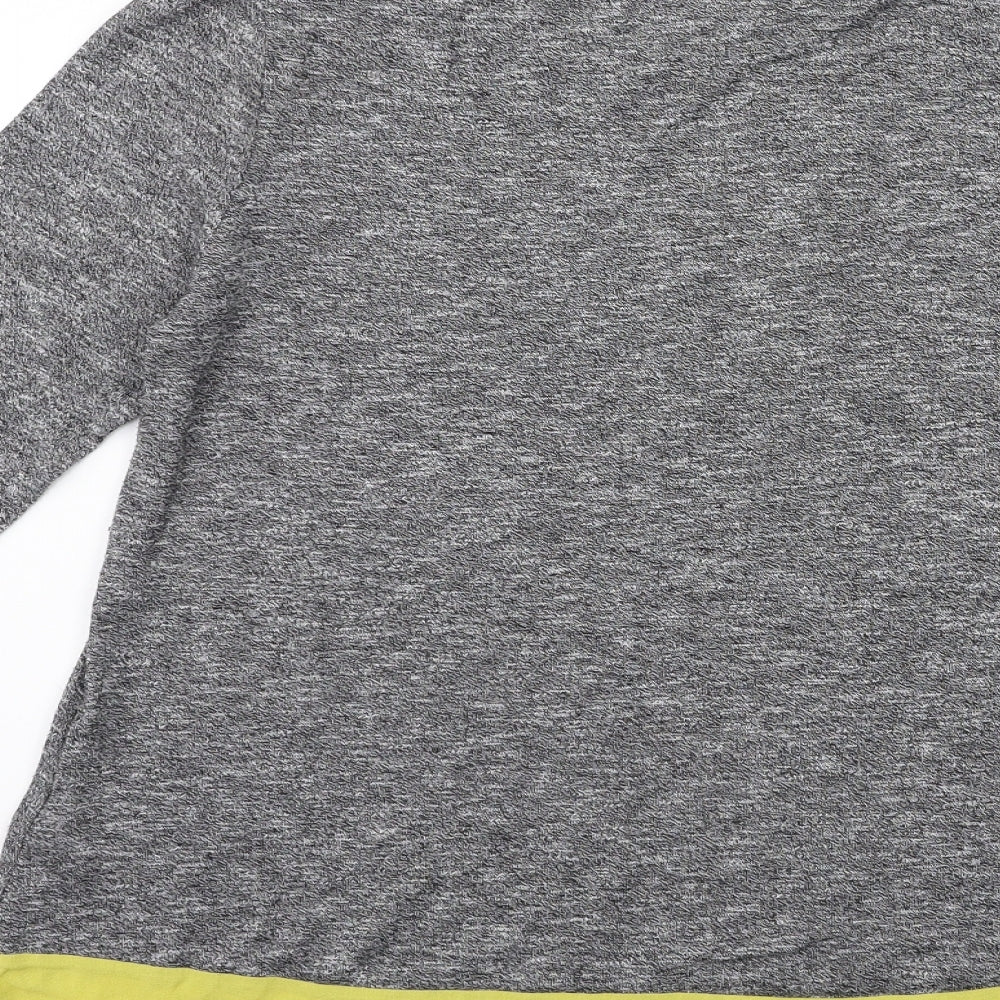 Marks and Spencer Womens Grey Knit Pullover Jumper Size 10