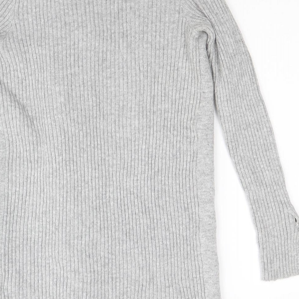 Star Womens Grey Full Zip Jumper Size 8