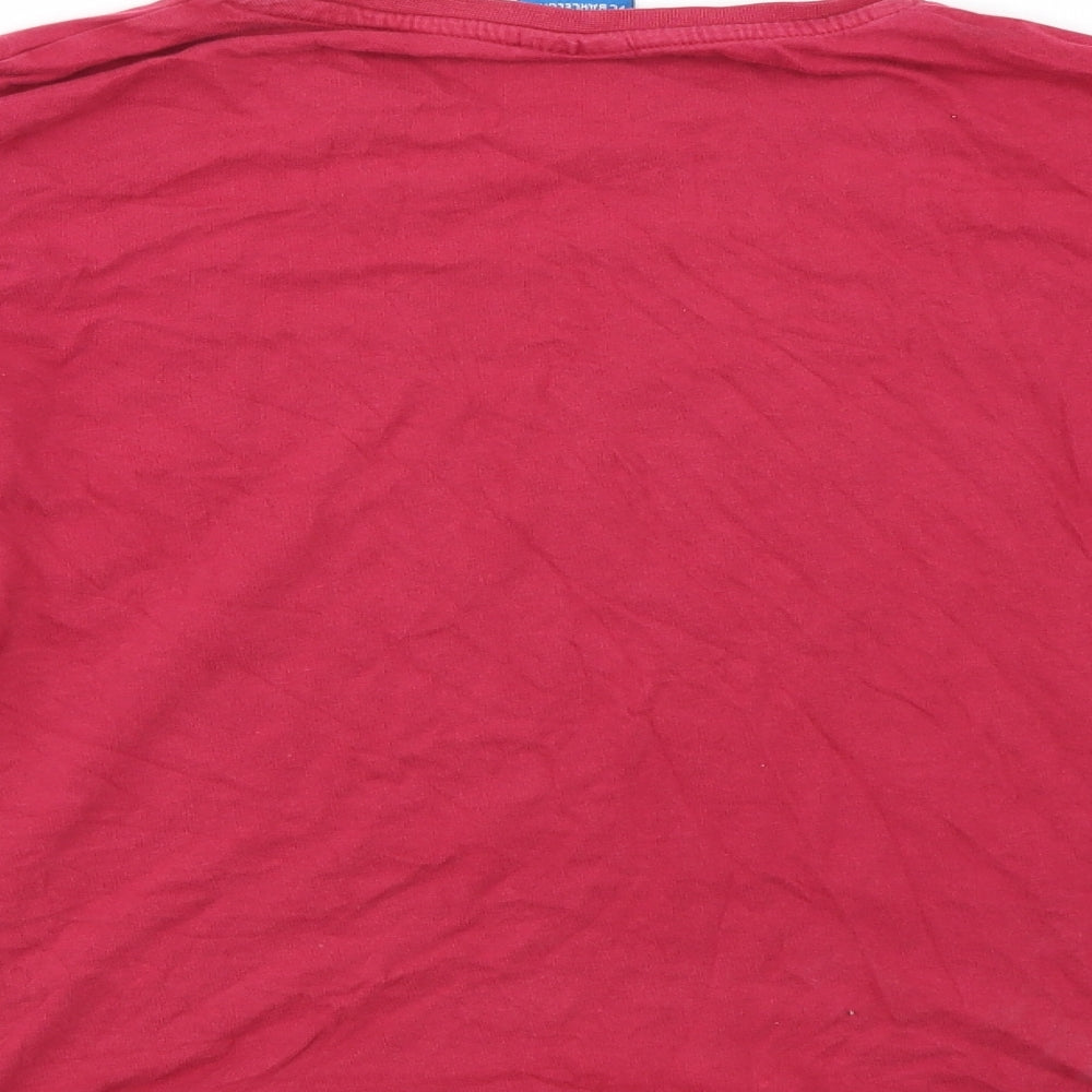 FC Barcelona Boys Red Basic T-Shirt Size 10-11 Years - FC Barcelona