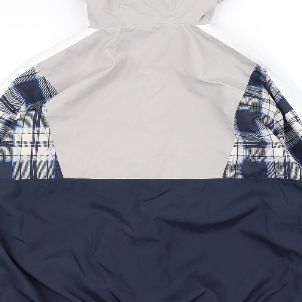 Primark Mens Grey Windbreaker Coat Size S