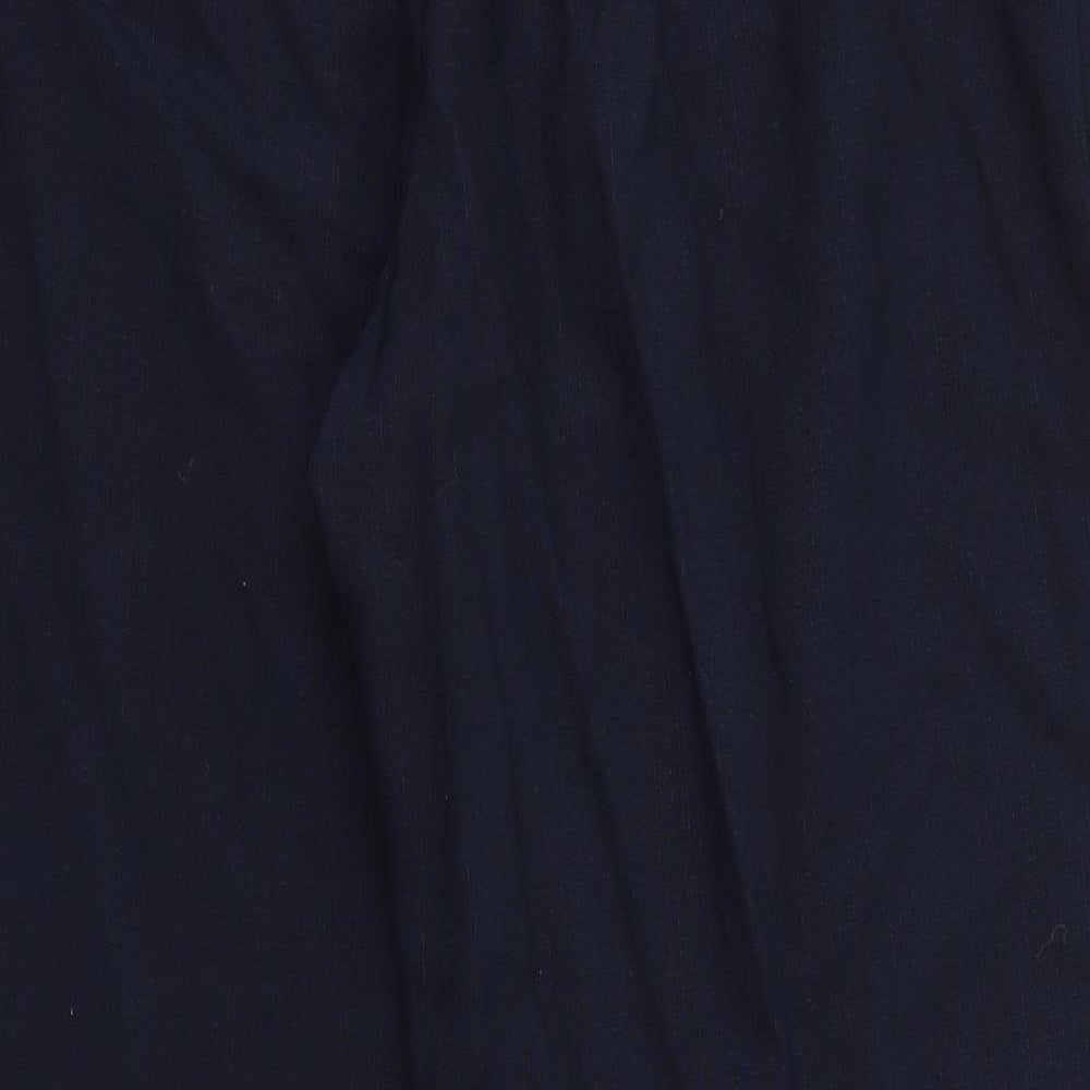 M&S Womens Blue Trousers Size 16 L26 in