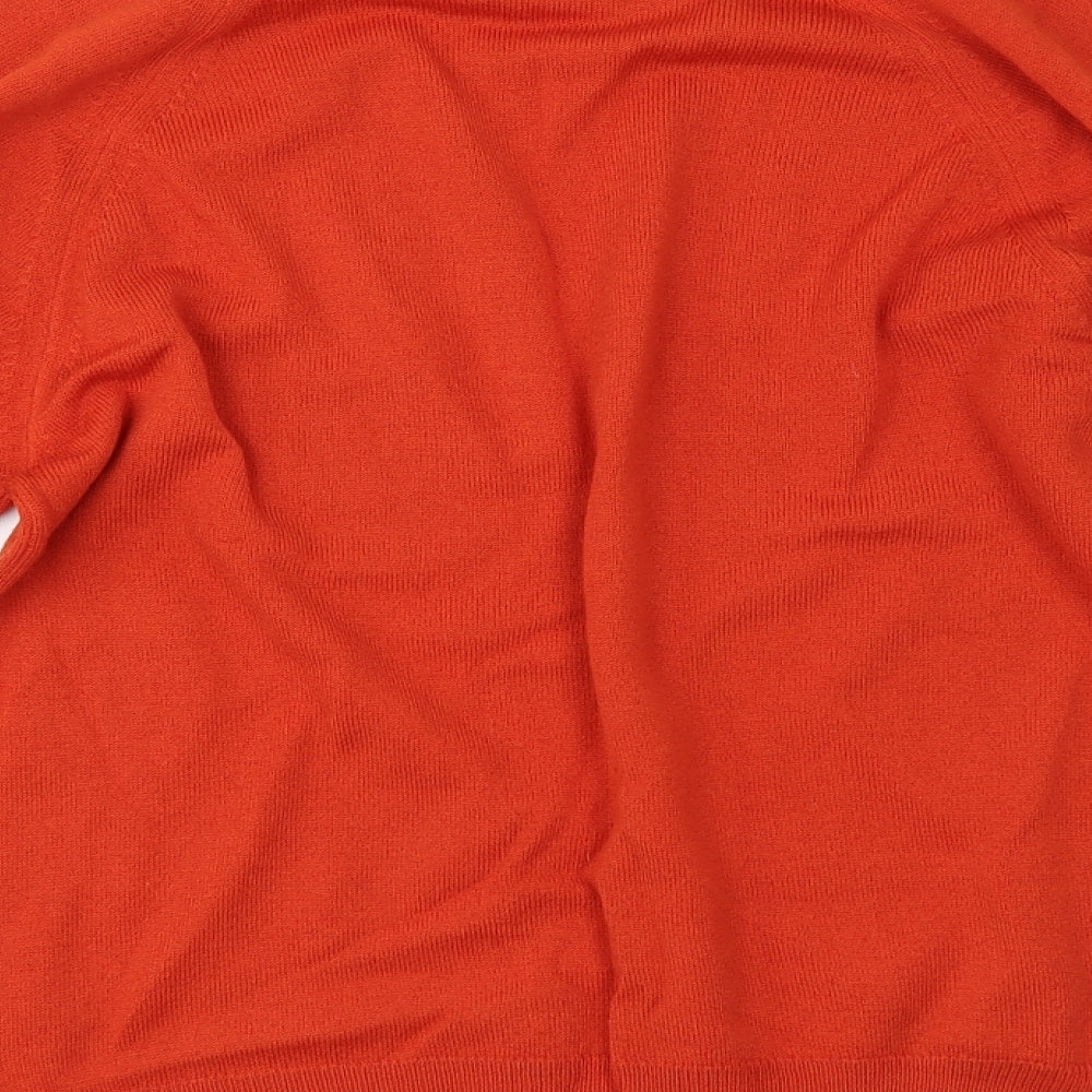 Preworn Womens Orange Pullover Jumper Size S
