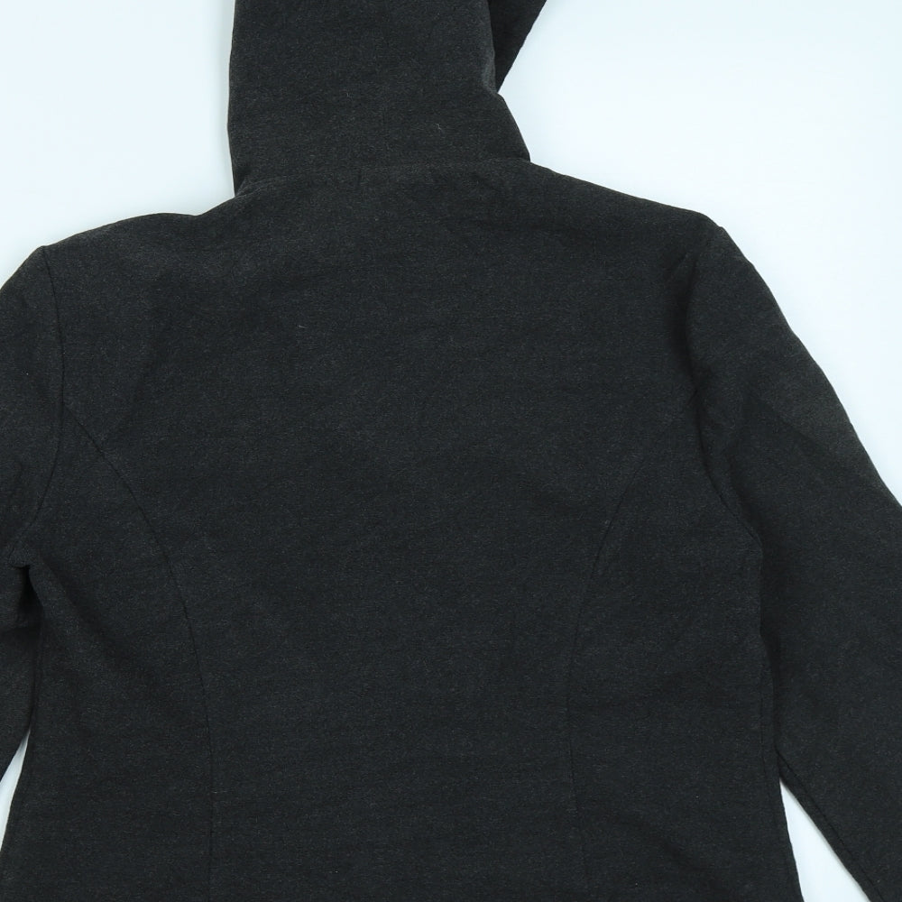 Select Womens Grey Full Zip Hoodie Size 12
