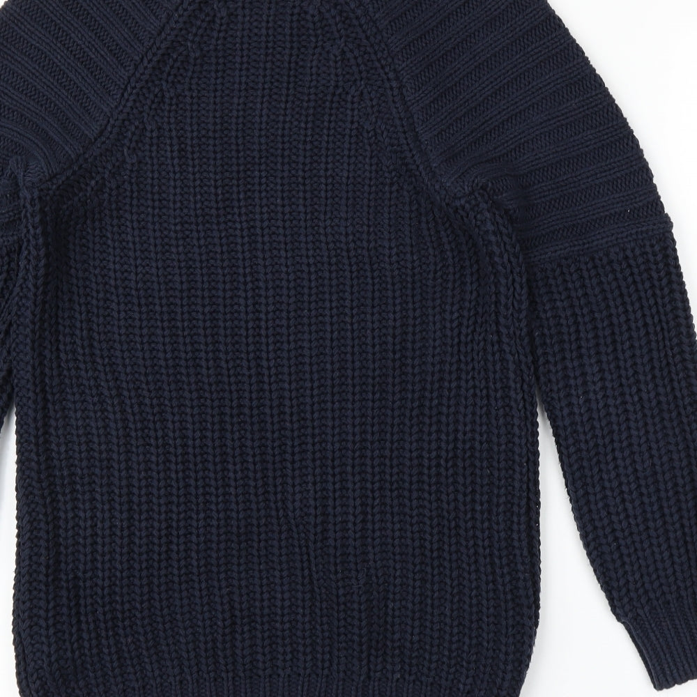 M&S Womens Blue Pullover Jumper Size 8