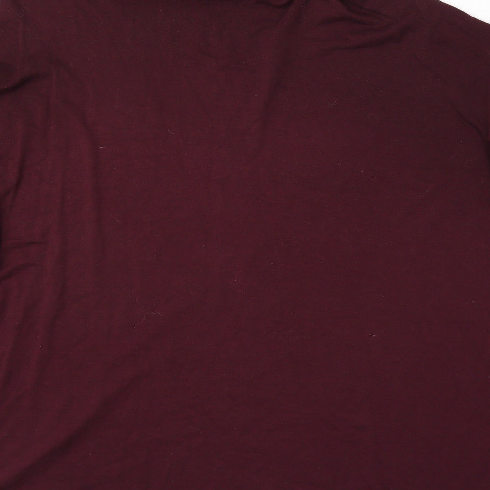 F&F Womens Purple Basic T-Shirt Size 12