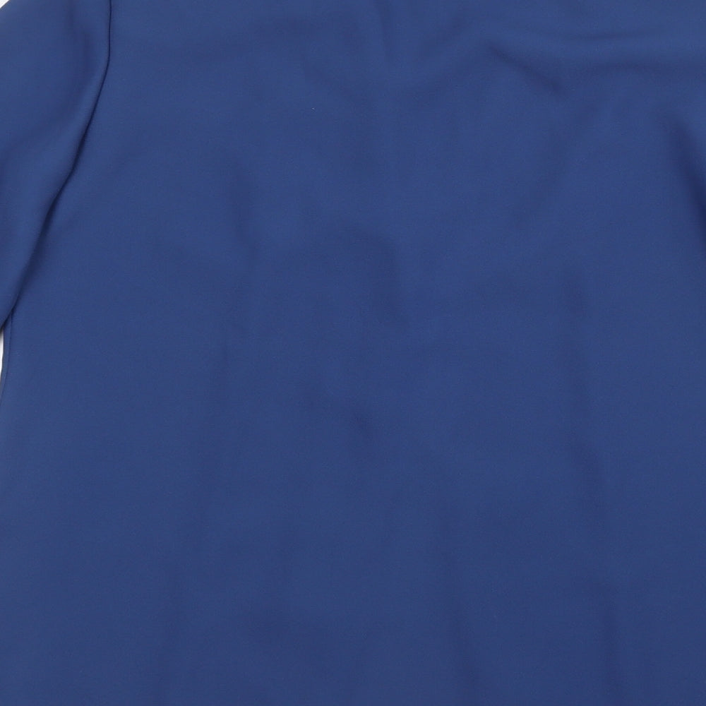 Eurofashion Womens Blue Jacket Size 14