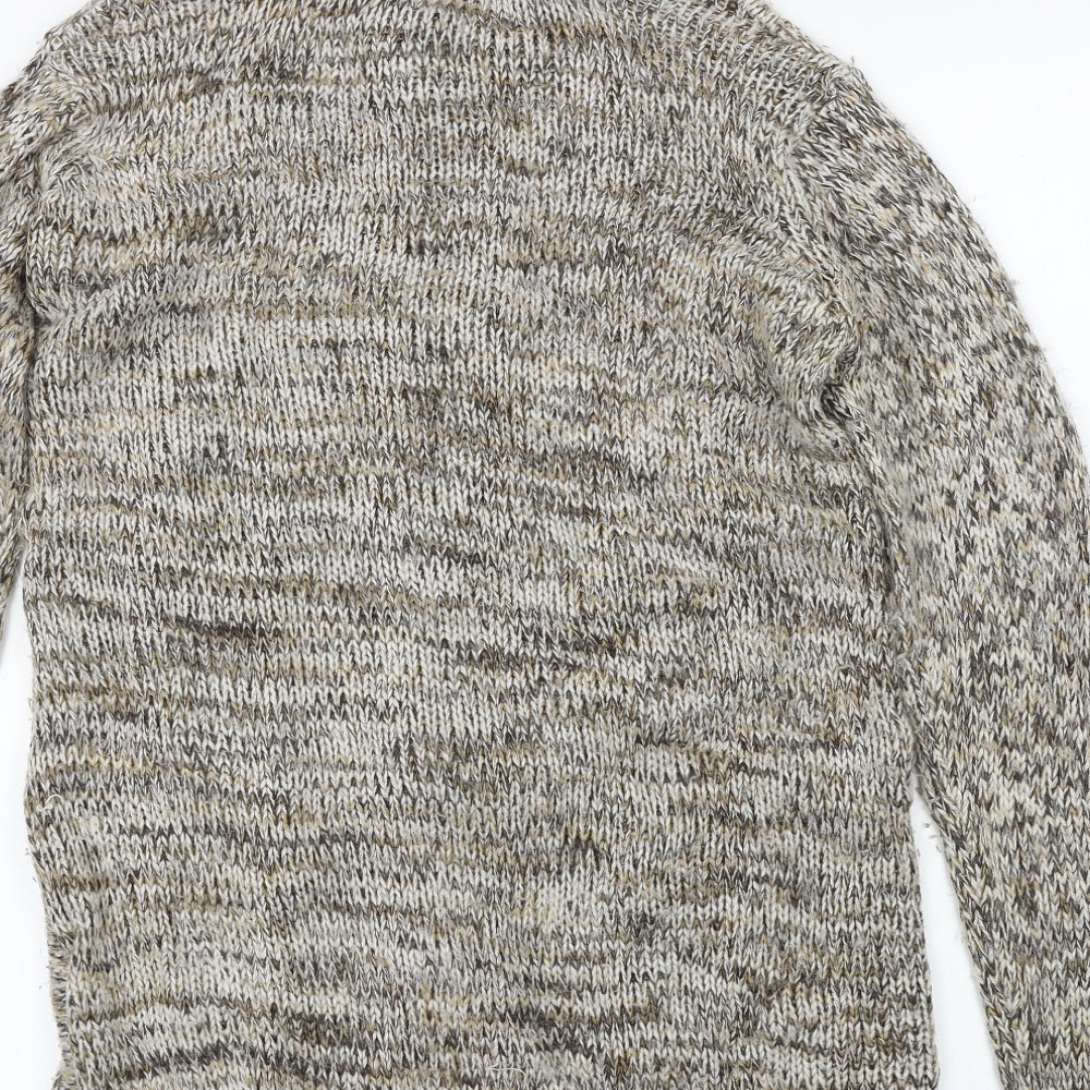 Preworn Womens Beige Cardigan Jumper Size S