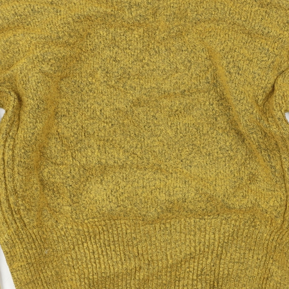 FOREVER 21 Womens Yellow Pullover Jumper Size S