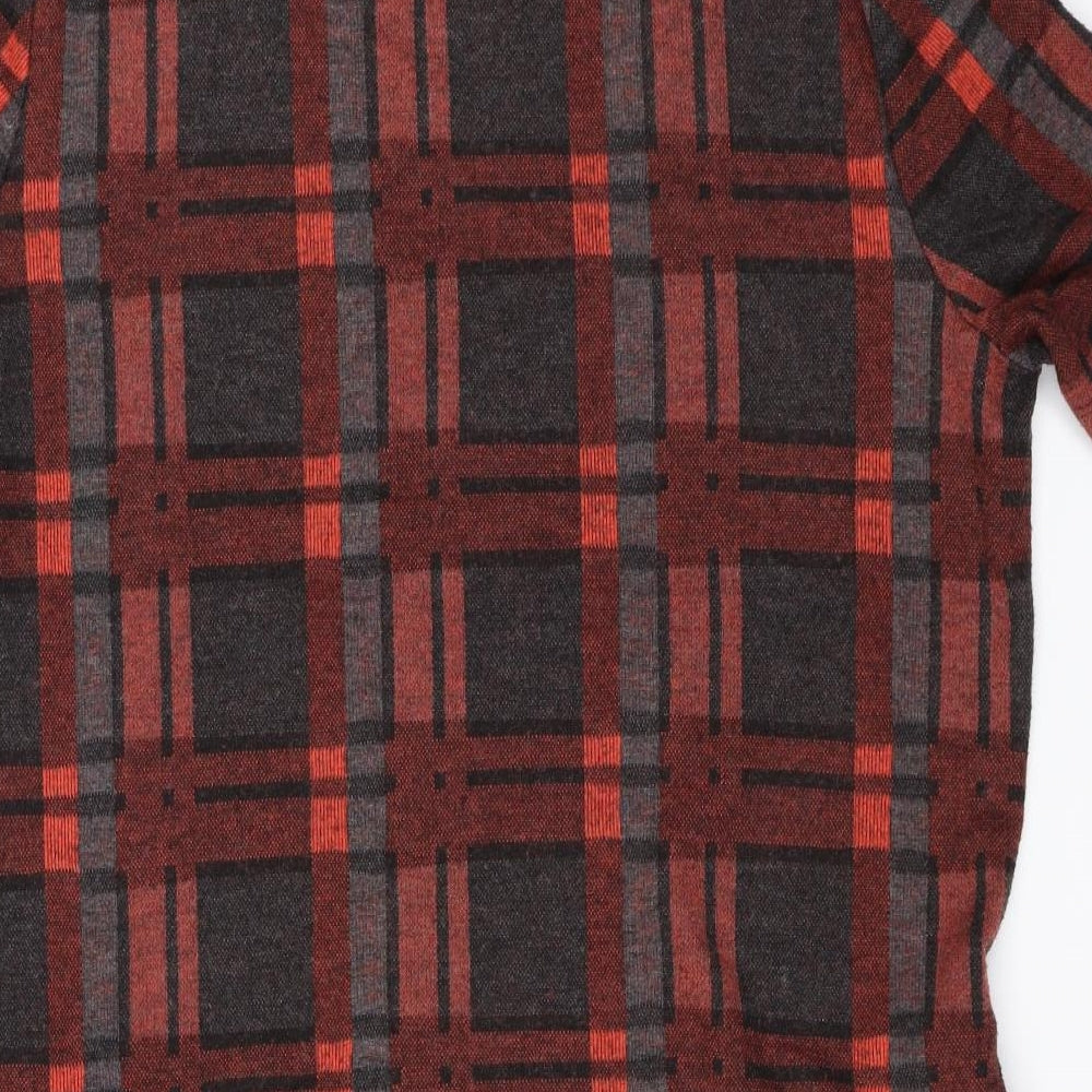 Select Womens Red Check Mini Size 10