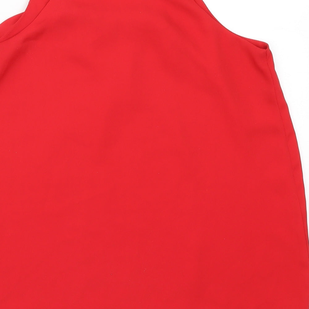 ESMARA Womens Red Basic Tank Size 10