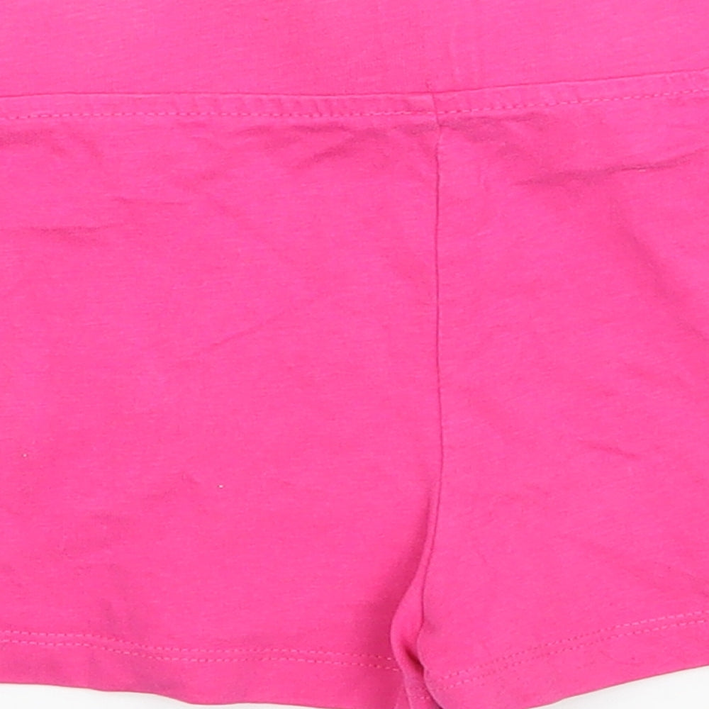George Girls Pink Jersey Hot Pants Shorts Size 5-6 Years