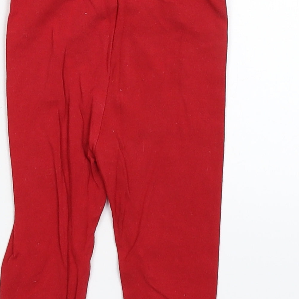 George Baby Red Capri Trousers Size 3-6 Months - Legging