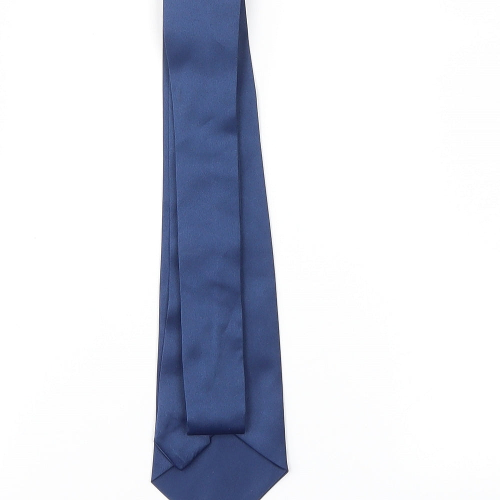 preworrn Mens Blue Pointed Tie One Size