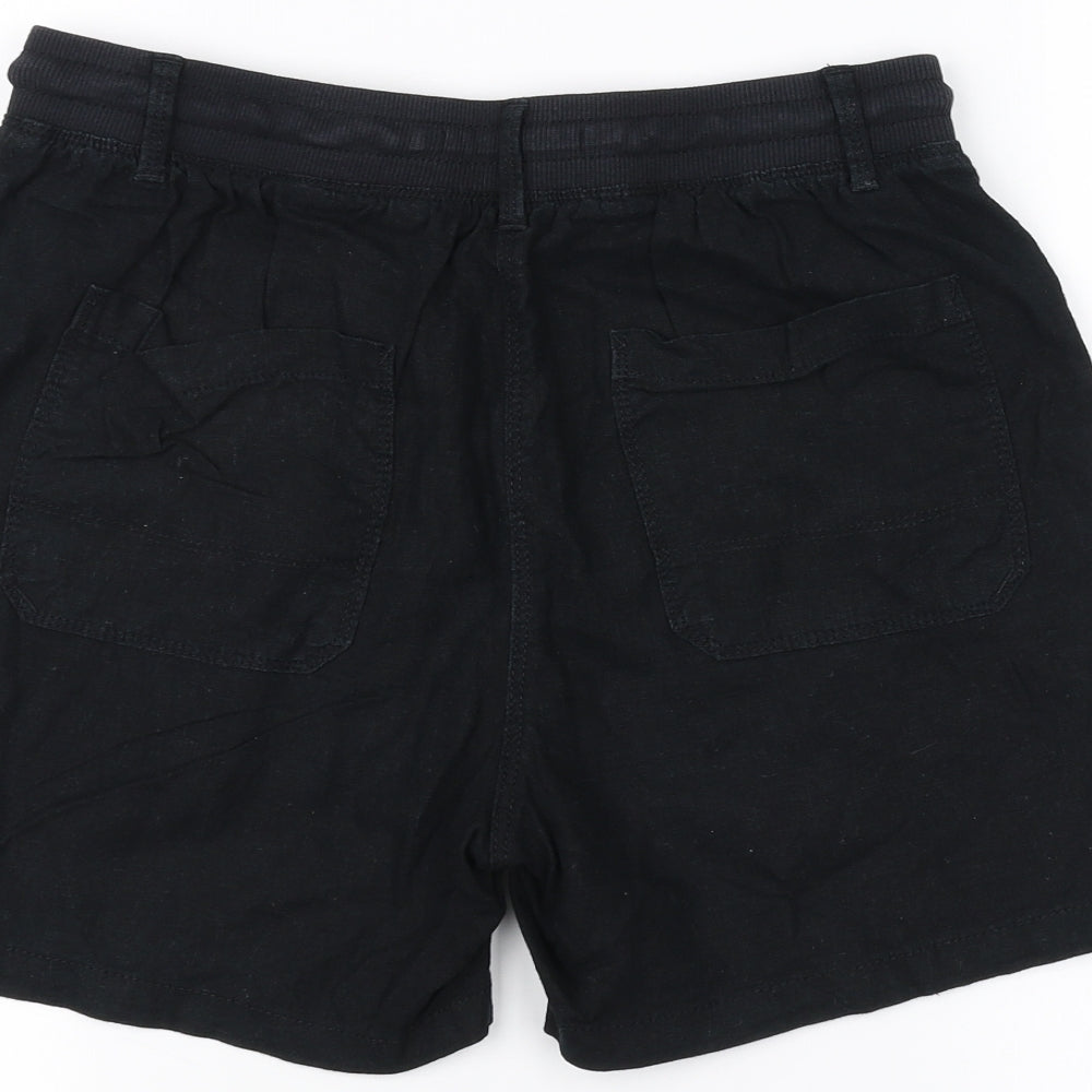 Marks and Spencer Womens Black Sweat Shorts Size 8