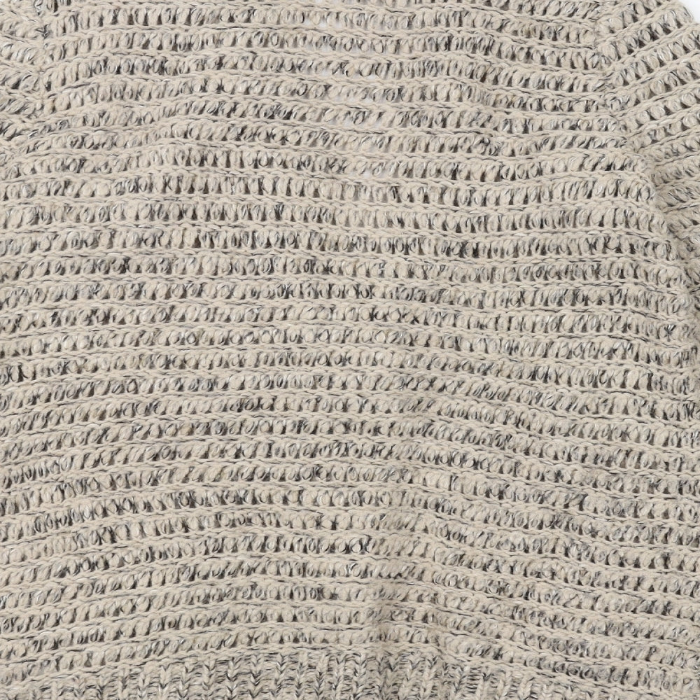 Marks and Spencer Womens White Knit Jacket Coatigan Size 12