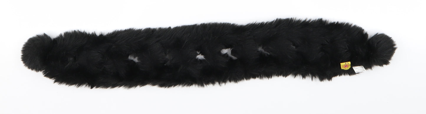 Preworn Womens Black Scarf