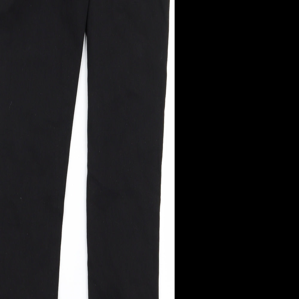 Primark Womens Black Trousers Size 12 L23 in