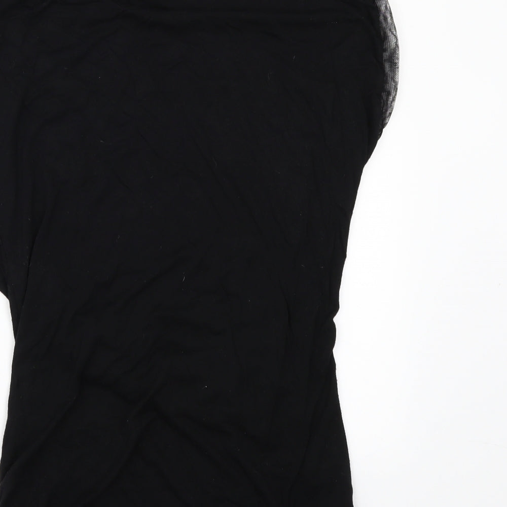 Five seasons Womens Black Basic T-Shirt Size XL